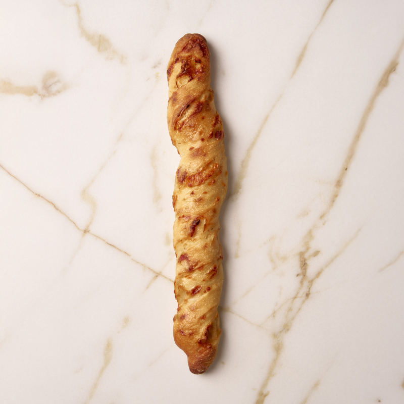Ficelle apéro lardons oignon fromage